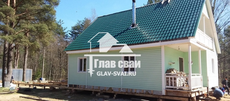 Перенос дома по участку